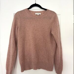 White + Warren Blush Knit Top